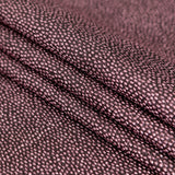 Metallic Pink on Black Abstract Luxury Brocade