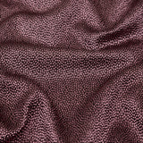 Metallic Pink on Black Abstract Luxury Brocade