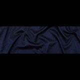 Metallic Blue on Black Abstract Luxury Brocade
