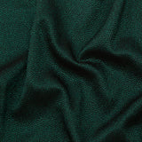 Metallic Green on Black Abstract Luxury Brocade