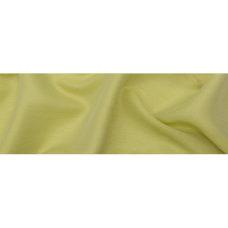 Luminous Citron Semi-Sheer Bridal Mikado