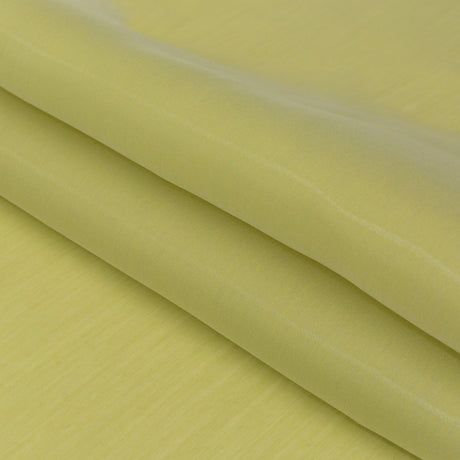 Luminous Citron Semi-Sheer Bridal Mikado