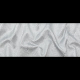 Luminous Silver Double-Layer Organza Brocade