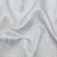 Luminous Silver Double-Layer Organza Brocade