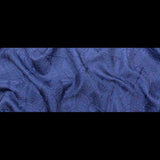 Luminous Royal Blue Double-Layer Organza Brocade