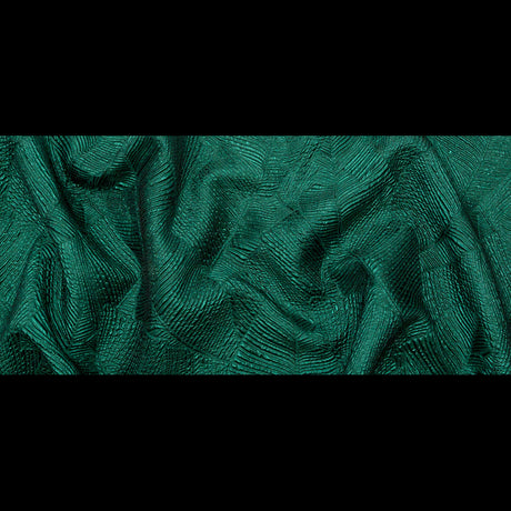 Luminous Green Double-Layer Organza Brocade