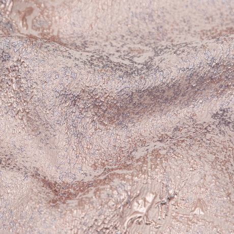 Beige and Silver Abstract Luxury Metallic Brocade