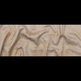 Beige and Silver Abstract Luxury Metallic Brocade