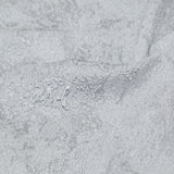White and Silver Abstract Luxury Metallic Brocade