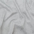 White and Silver Abstract Luxury Metallic Brocade