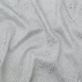 White and Silver Abstract Luxury Metallic Brocade