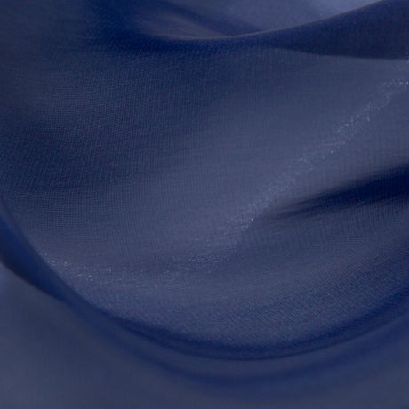 Iridescent Organza - Stark Royal Blue