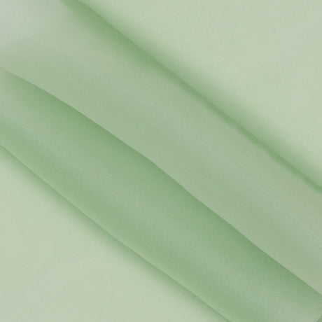 Luminous Mist Green Semi-Sheer Bridal Mikado