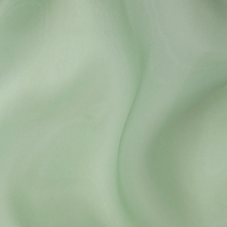 Luminous Mist Green Semi-Sheer Bridal Mikado