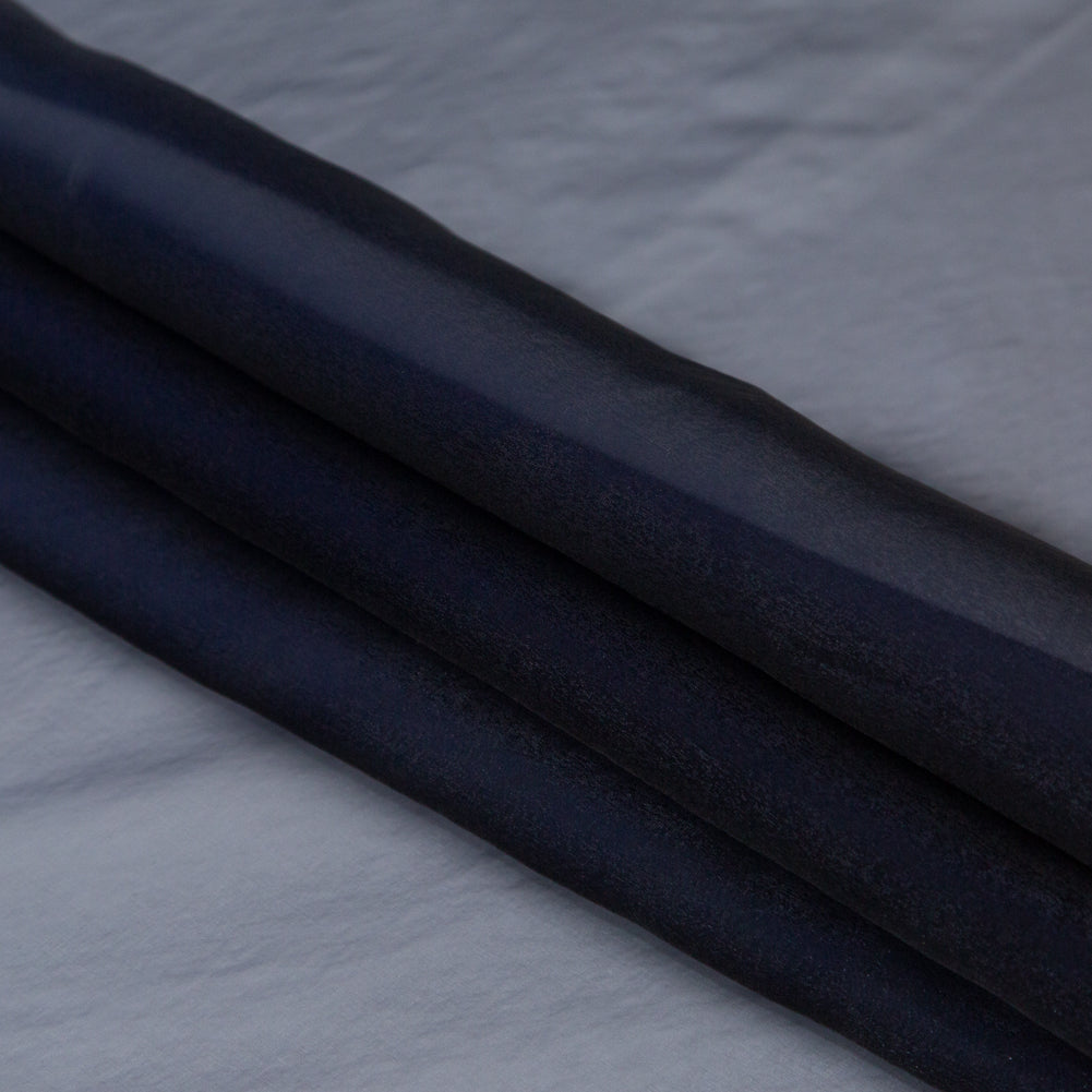 Shimmering Organza - Royal Blue and Black Iridescent - Julliette Collection