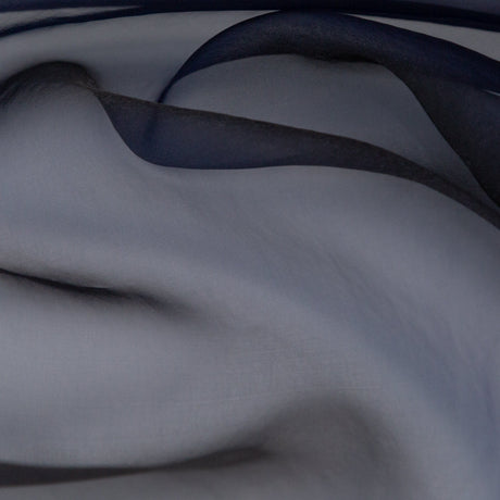 Shimmering Organza - Royal Blue and Black Iridescent - Julliette Collection