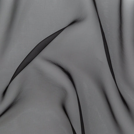 Shimmering Organza - Black - Julliette Collection