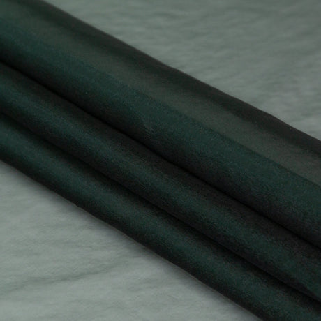 Shimmering Organza - Emerald and Black Iridescent - Julliette Collection