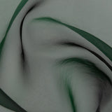 Shimmering Organza - Emerald and Black Iridescent - Julliette Collection