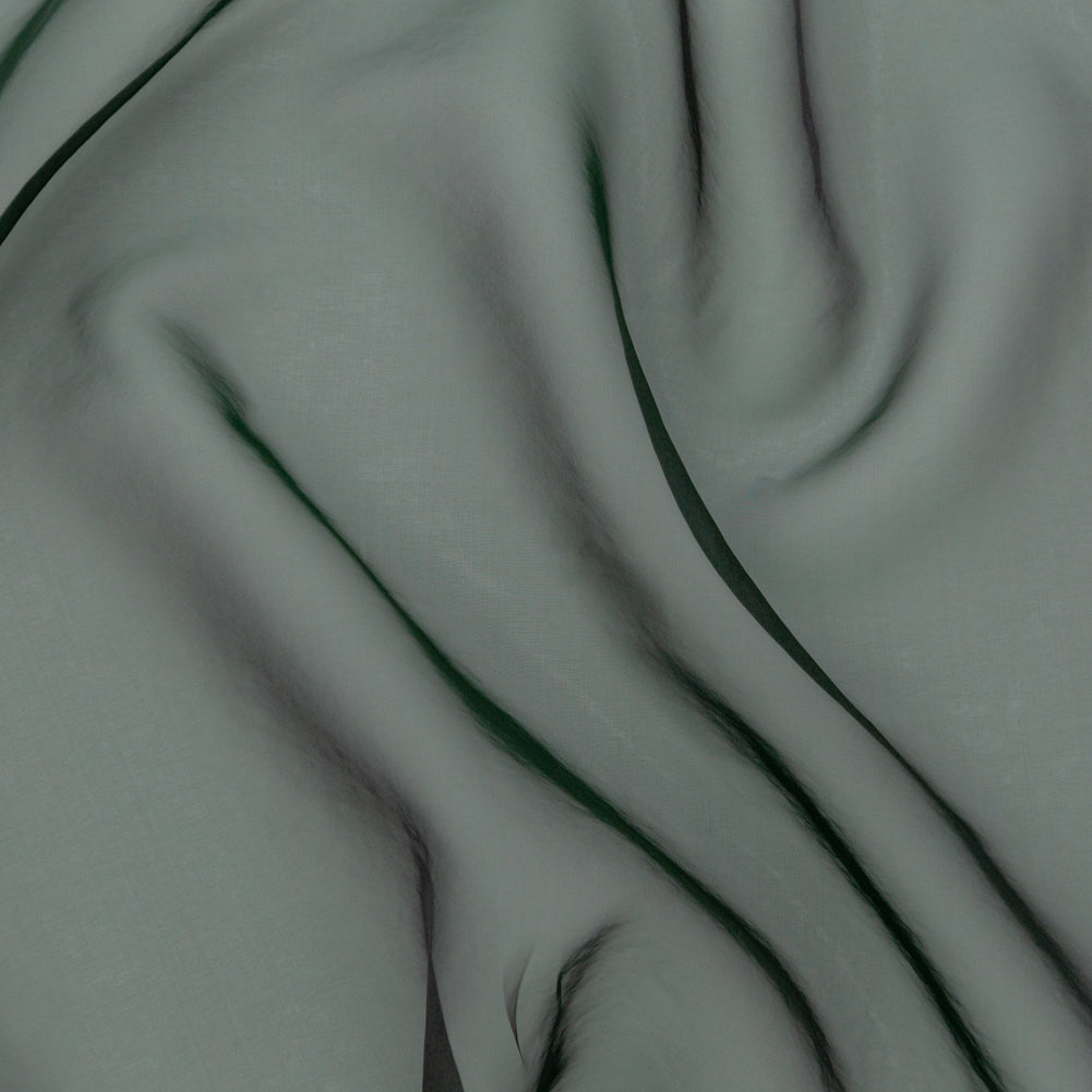 Shimmering Organza - Emerald and Black Iridescent - Julliette Collection