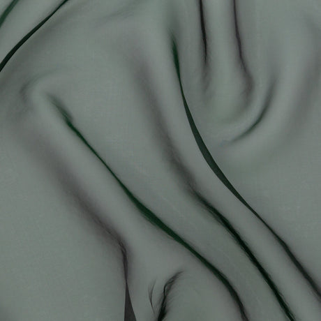 Shimmering Organza - Emerald and Black Iridescent - Julliette Collection