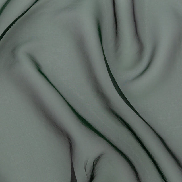 Shimmering Organza - Emerald and Black Iridescent - Julliette Collection