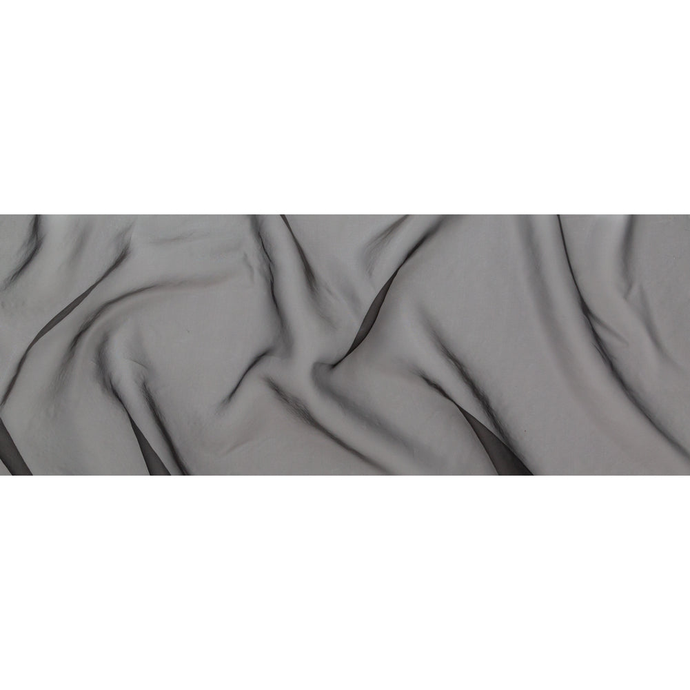Shimmering Organza - Black and Silver Iridescent - Julliette Collection