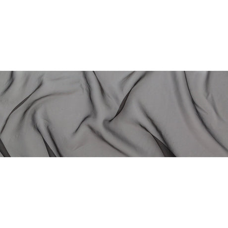 Shimmering Organza - Black and Silver Iridescent - Julliette Collection