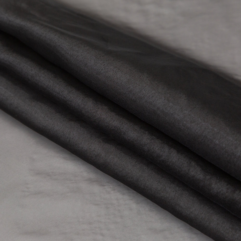 Shimmering Organza - Black and Silver Iridescent - Julliette Collection