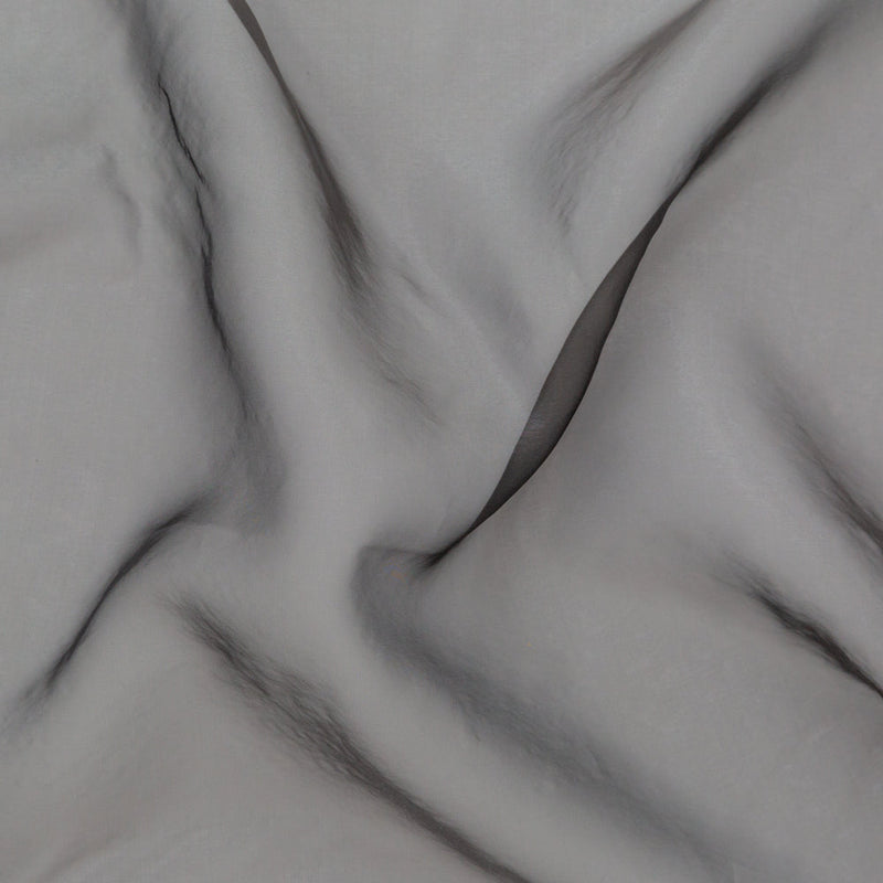 Shimmering Organza - Black and Silver Iridescent - Julliette Collection