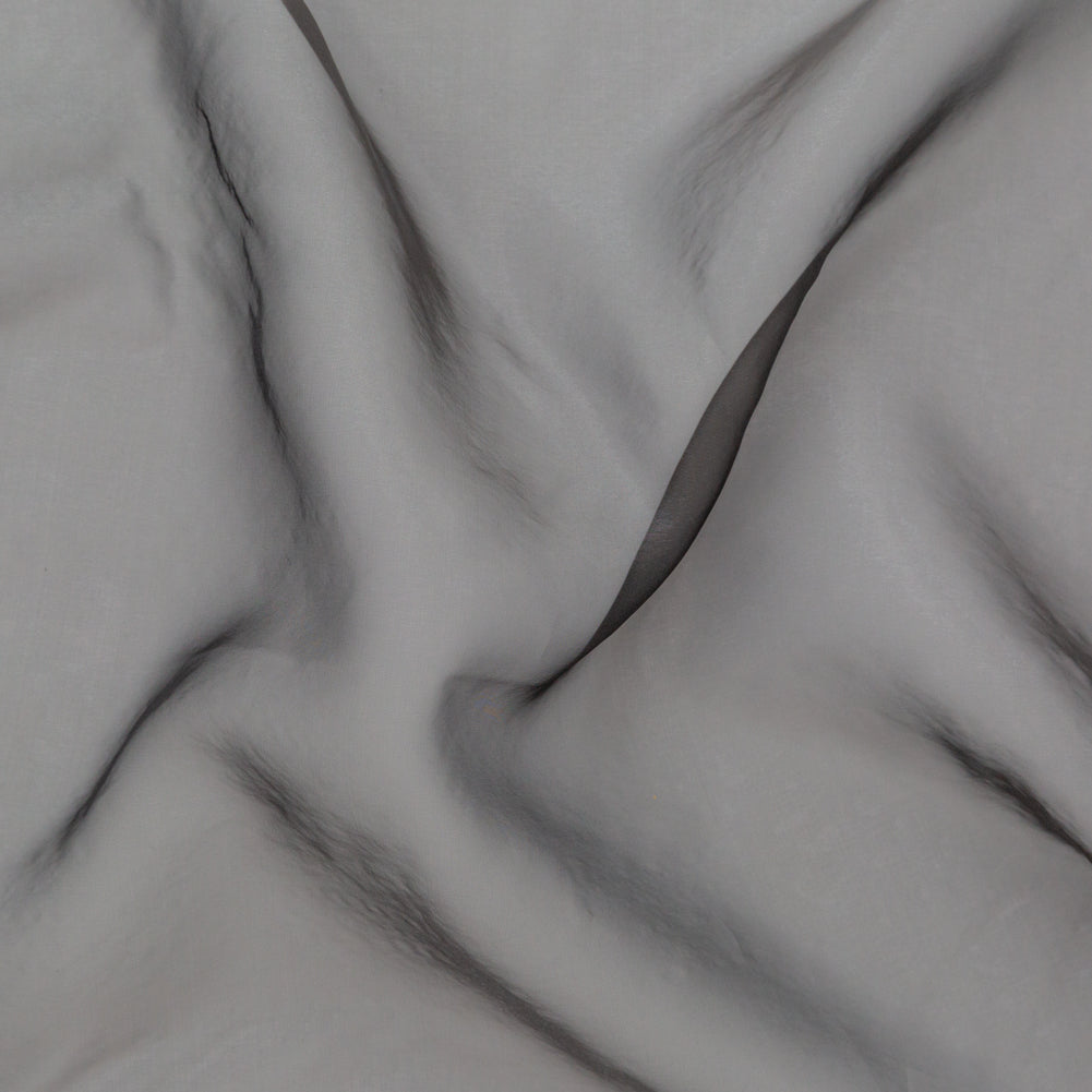 Shimmering Organza - Black and Silver Iridescent - Julliette Collection