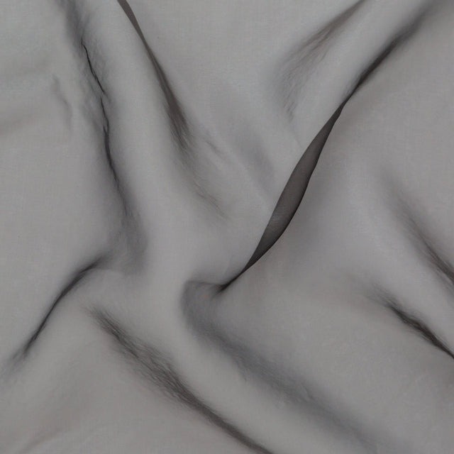 Shimmering Organza - Black and Silver Iridescent - Julliette Collection