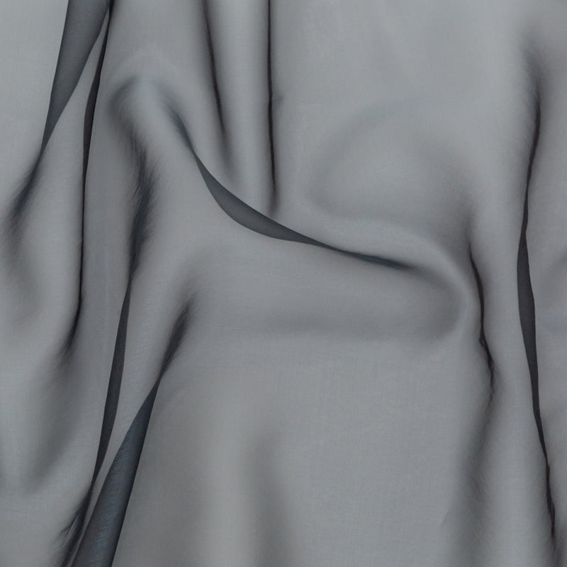 Shimmering Organza - Aqua and Gray Iridescent - Julliette Collection