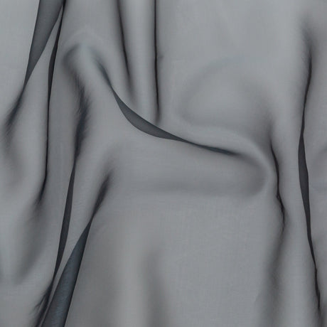 Shimmering Organza - Aqua and Gray Iridescent - Julliette Collection