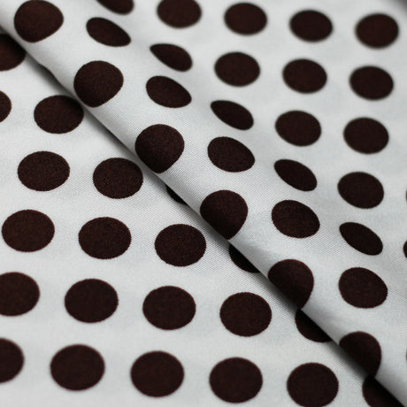 E-Z Dots Nylon Spandex Fabric - Large Polka Dots Print, 58/60" Width (1 Yard)