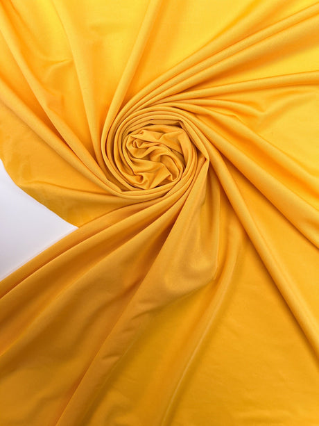 Polyamide Elastane Knitted Fabric Yellow Orange