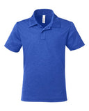 Youth Zone Sonic Heather Performance Polo