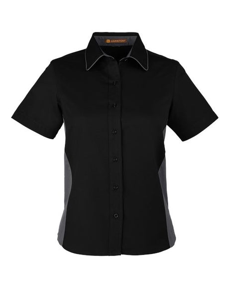 Harriton Women's Flash IL Colorblock Shirt