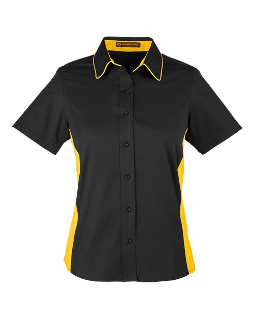 Harriton Women's Flash IL Colorblock Shirt