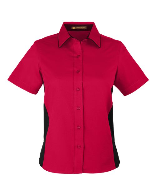 Harriton Women's Flash IL Colorblock Shirt