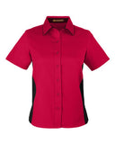Harriton Women's Flash IL Colorblock Shirt