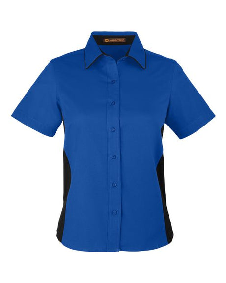 Harriton Women's Flash IL Colorblock Shirt