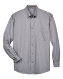 Harriton Men's Tall Easy Blend Twill Dress Shirt