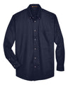 Harriton Men's Tall Easy Blend Twill Dress Shirt