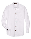 Harriton Men's Tall Easy Blend Twill Dress Shirt