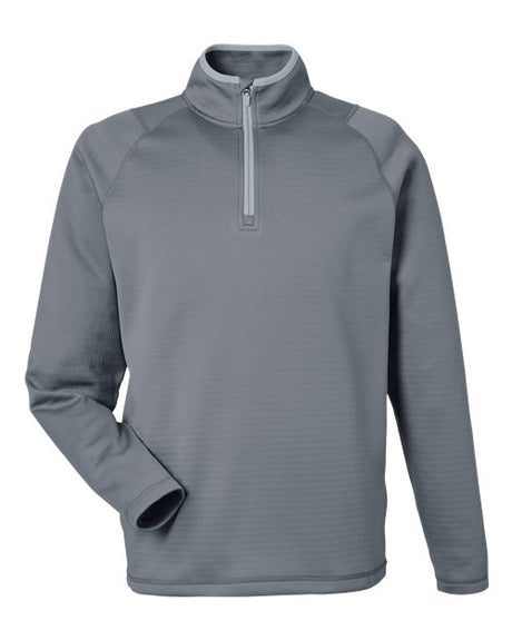 Puma Golf Men's Waffle Fleece Quarter-Zip Pullover