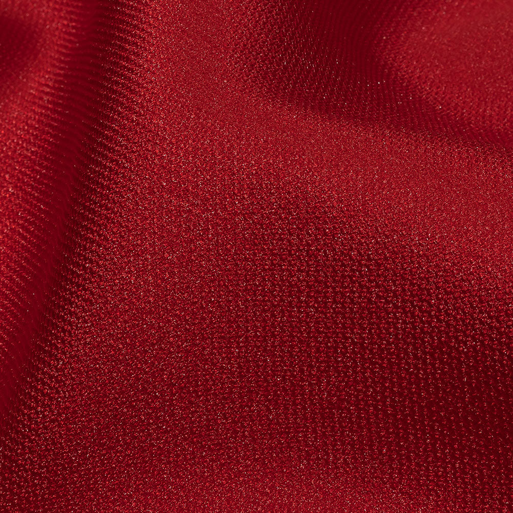 Novelty Polyester Pique - Tango Red - Kestrel Collection