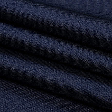 Novelty Polyester Pique - Navy - Kestrel Collection