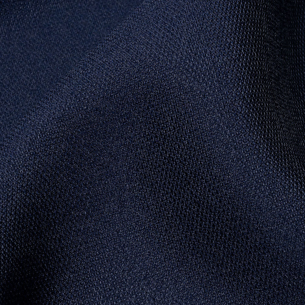 Novelty Polyester Pique - Navy - Kestrel Collection