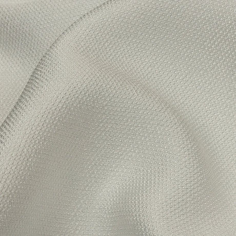 Novelty Polyester Pique - White - Kestrel Collection
